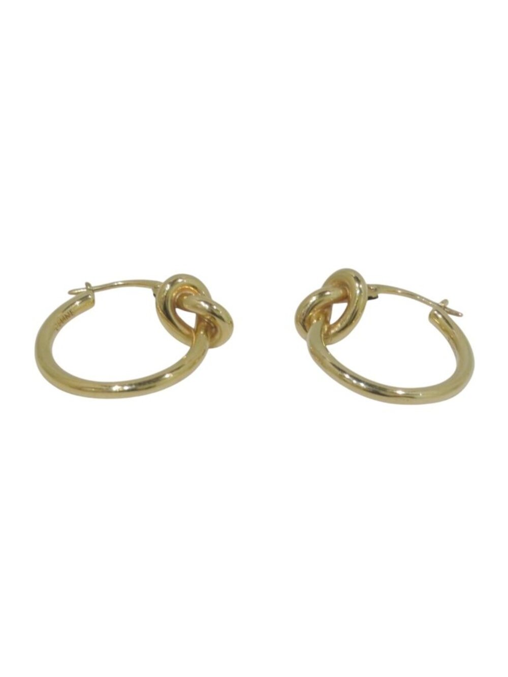 Celine Knot Small Hoop Earrings